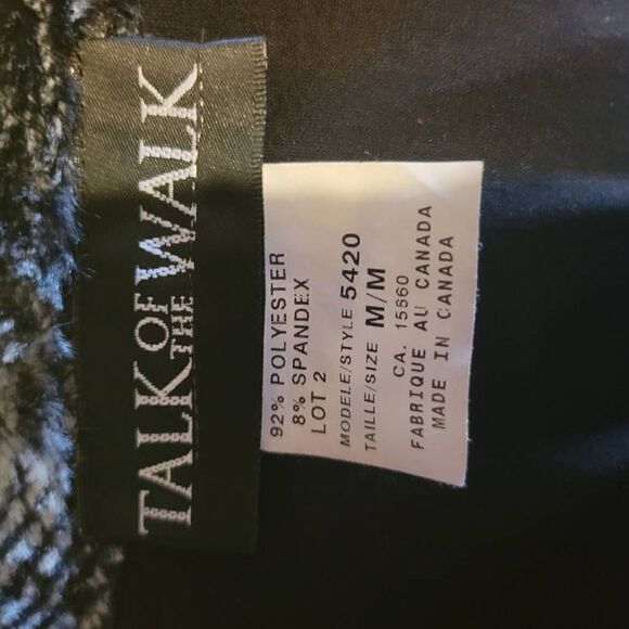 Faux Leather and Fur Zipper Top by Talk of the Walk Women's Size Medium - Picture 6 of 8